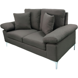 Kosy Koala 2 Seater Grey Fabric Sofa - Wilko - thumbnail 3