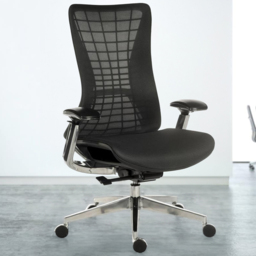 Teknik Office Quantum Mesh Chair Black - Size: 46 x 51 x 54cm - Wilko