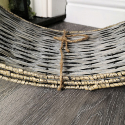 Samuel Alexander Natural KD Rattan Large Christmas Tree Skirt - Size: 70cm - Brown - Wilko - thumbnail 4