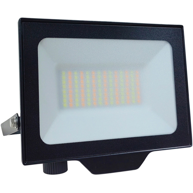 ENER-J 50W 4500 Lumens LED Floodlight - Size: 45 x 16 x 20cm - Black - Wilko - image 1