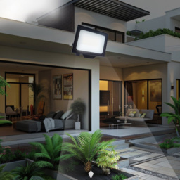 ENER-J 50W 4500 Lumens LED Floodlight - Size: 45 x 16 x 20cm - Black - Wilko - thumbnail 3