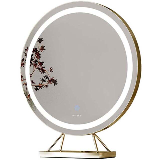 CARME Home Evie LED Frameless Gold Touch Sensor Light Mirror - Size: 20.5 x 51 x 58.5cm - Wilko - image 1
