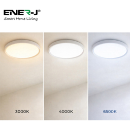 ENER-J 40W CCT Scenic Surface RGBIC LED Round Ceiling Light 380mm - Size: 2 x 38 x 38cm - n/a - ENERJ - Wilko - thumbnail 5