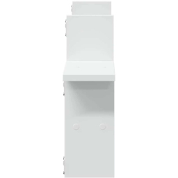 vidaXL 38 x 12 x 38cm White Wooden Wall Shelf 2 Pack - Wilko - thumbnail 7