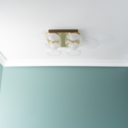 ValueLights Alissa Brushed Gold LED 4 Way Ceiling Light with Smoked Glass - Wilko - thumbnail 6