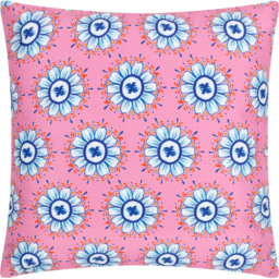 furn. Melhoun Multicolour Abstract Outdoor Reversible Cushion - Size: 43 x 43 x 10cm - Wilko - thumbnail 4