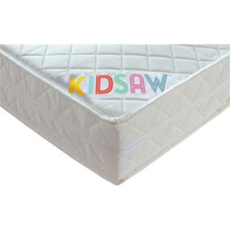 Kidsaw Deluxe Junior Toddler Sprung Mattress - White - Wilko - thumbnail 5