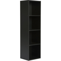 Jane 4 Shelf Black Cube Storage Unit - Home Garden Direct - Wilko - thumbnail 5