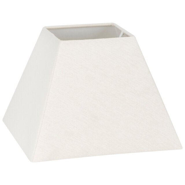 Neutral Square Pyramid Lamp Shade 20cm - Size: 20 x 14 x 20cm - Wilko - image 1