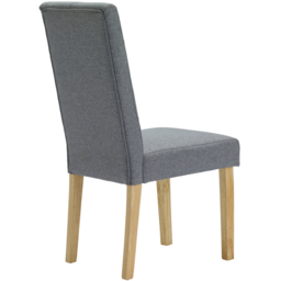 Roma Set of 2 Grey Dining Chair - LPD Home - Wilko - thumbnail 5