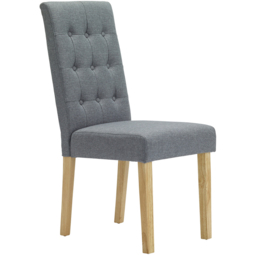 Roma Set of 2 Grey Dining Chair - LPD Home - Wilko - thumbnail 4