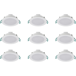 Sylvania 9 Pack SylSpot Neos White 4.8W LED Spotlight - Size: 3.5 x 8.7 x 8.7cm - Wilko - thumbnail 6