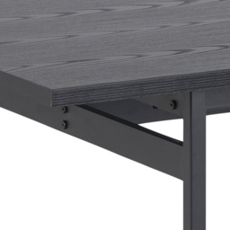 Florence Angus 6 Seater Dining Table Black - Furniture To Go - Wilko - thumbnail 5