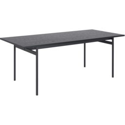Florence Angus 6 Seater Dining Table Black - Furniture To Go - Wilko - thumbnail 4