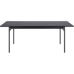 Florence Angus 6 Seater Dining Table Black - Furniture To Go - Wilko - thumbnail 3