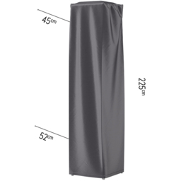 Platinum AeroCover Polyester Quadrilateral Breathable Patio Heater Cover - Size: 225 x 52 x 52cm - Grey - Wilko - thumbnail 4