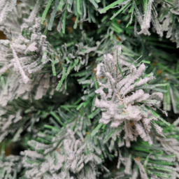 Premier Green Snow Flocked Spruce Pine Artificial Christmas Tree 5.5ft - Samuel Alexander - Wilko - thumbnail 4
