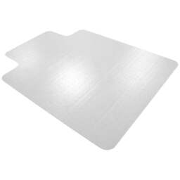 Ultimat Polycarbonate Lipped Chair Mat 89 x 119cm - Size: 119 x 89 x 0.2cm - Clear - Wilko - thumbnail 1