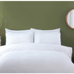 Kingsbridge Duvet Cover and Pillowcase Set - White/Superking - Size: Super King - Wilko - thumbnail 7