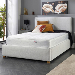 Aspire Double Comfort Small Double Bonnell Spring Memory Rolled Mattress - White - Aspire Beds - Wilko - thumbnail 3