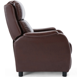 Furniture Online Churwell Brown Bonded Leather Pushback Recliner Chair - Size: 101 x 71 x 88cm - Wilko - thumbnail 7