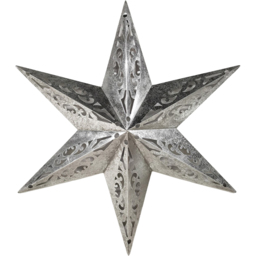 Metal Patterned Star Silver - Blushing Ballroom - Wilko - thumbnail 1