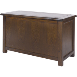 Boston Dark Lacquer Storage Ottoman - Size: 40 x 90 x 55cm - Brown - Wilko - thumbnail 3