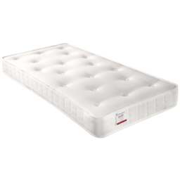 Clay Ortho Double Low Profile Orthopaedic Mattress - White - Bedmaster - Wilko - thumbnail 1