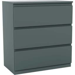 Vida Designs Denver Jasper Green 3 Drawer Bedside Table - Wilko - thumbnail 3