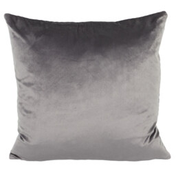 Piper Pleated Velvet Cushion - Grey - My Home - Wilko - thumbnail 3
