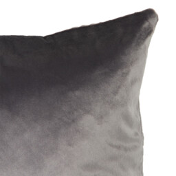 Piper Pleated Velvet Cushion - Grey - My Home - Wilko - thumbnail 7