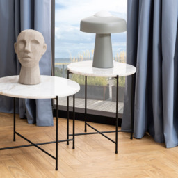 Florence Avila White Marble Top Side Table - Furniture To Go - Wilko - thumbnail 6