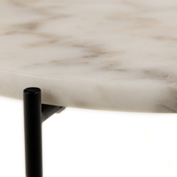 Florence Avila White Marble Top Side Table - Furniture To Go - Wilko - thumbnail 5