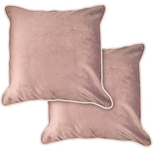 Serene Plush Velvet Heather Cushion Cover 43 x 43cm - Cream - Wilko - image 1