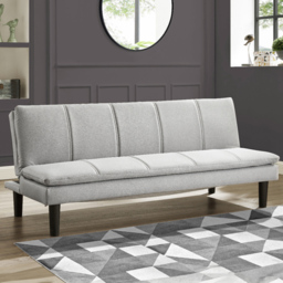 Home Detail Pearse 2 Seater Light Grey Sofa Bed - Wilko