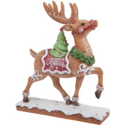 Gingerbread Reindeer Standing DecorationBrown - Candy Cane Lane - Wilko - thumbnail 4