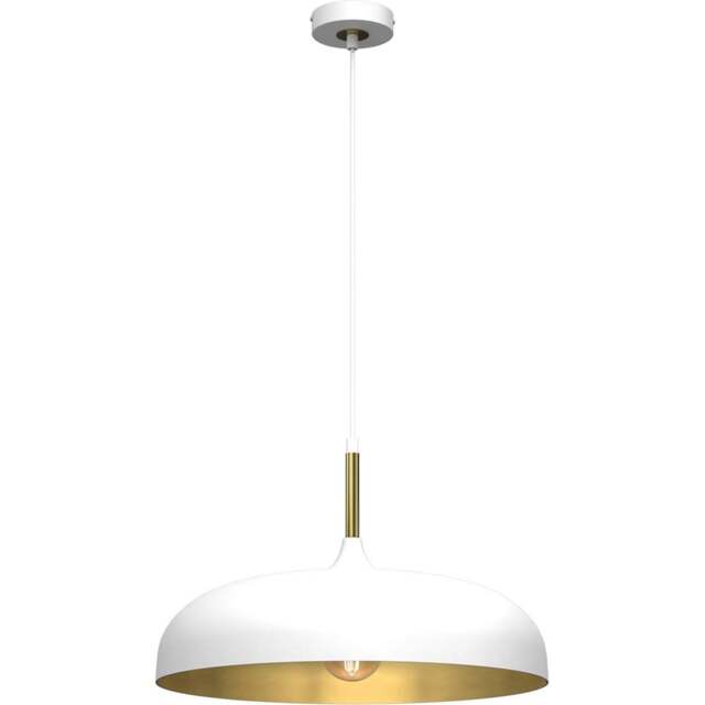 Milagro Lincoln White Pendant Lamp 230V - Size: 45 x 45 x 90cm - Wilko - image 1
