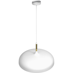 Milagro Lincoln White Pendant Lamp 230V - Size: 45 x 45 x 90cm - Wilko - thumbnail 4