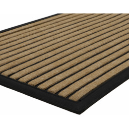 JVL Vienna Lines Scraper Door Mat 40 x 60cm - Brown - JVL Homewares - Wilko - thumbnail 5