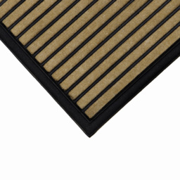 JVL Vienna Lines Scraper Door Mat 40 x 60cm - Brown - JVL Homewares - Wilko - thumbnail 6