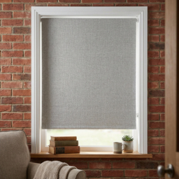 Textured Blackout Roller Blind Cloud 90cm - Size: W 90 x D 160cm - Wilko - thumbnail 5
