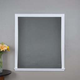Plain Blackout Roller Blinds Grey 120cm - Size: W 120 x D 160cm - Wilko - thumbnail 1