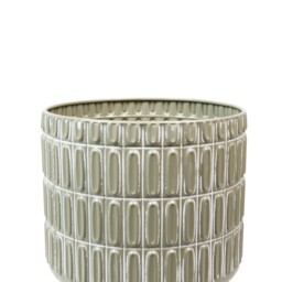 Isla Large Footed Planter Sage Green - Wilko - thumbnail 4