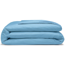 Serene Super King Sky Blue Duvet Cover - Wilko