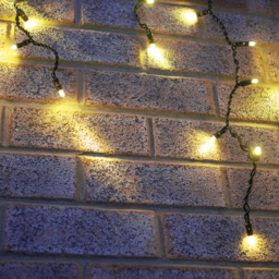Eagle Connect Warm White LED Black Icicle Light 12m - Size: 51 x 50 x 36cm - Wilko - thumbnail 4
