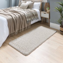 My Rug Stone Rug 67 x 150cm - Size: 67 x 150 x 2cm - Cream - Wilko - thumbnail 3