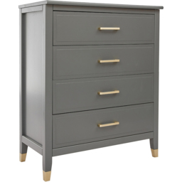Palazzi 4 Drawer Grey Chest of Drawers - Wilko - thumbnail 3
