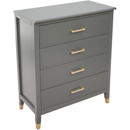 Palazzi 4 Drawer Grey Chest of Drawers - Wilko - thumbnail 5