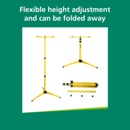 Sylvania SylWork Work Floodlight Extendable Tripod - Size: 60 x 10 x 10cm - Yellow - Wilko - thumbnail 7