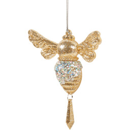 Champagne Gold Glitter Bee - Wilko - thumbnail 4